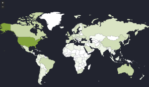 private jet podcast map